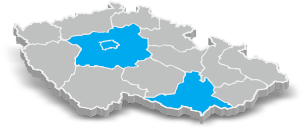 mapa ČR